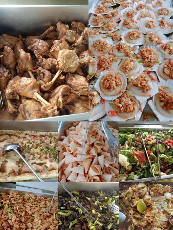 山东济宁尚贤艺考生文化课补习学校食堂伙食